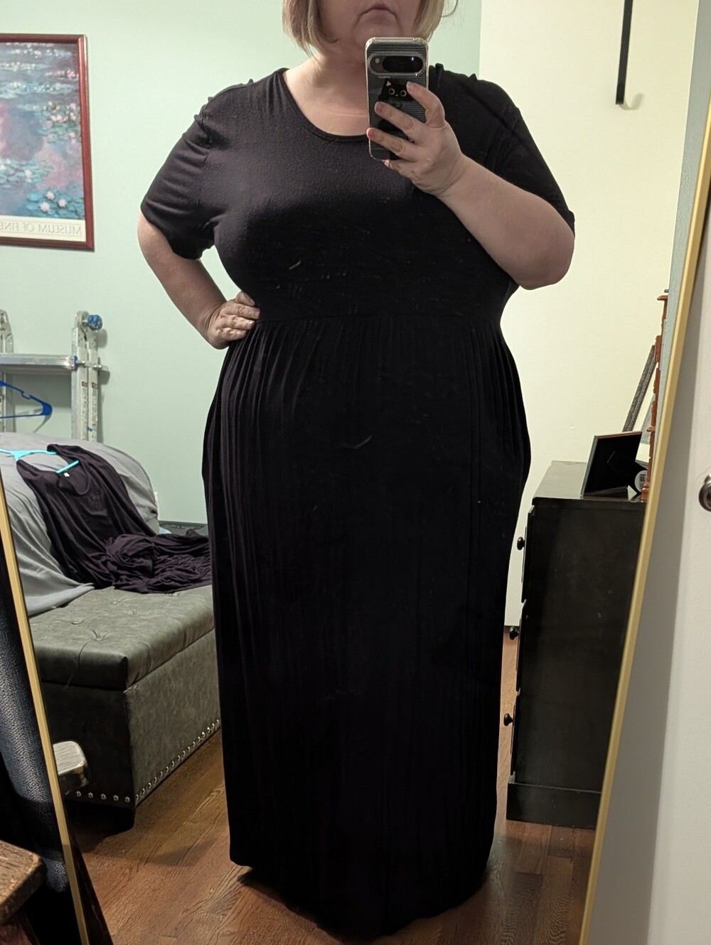 Women's Black Maxi Skirt by